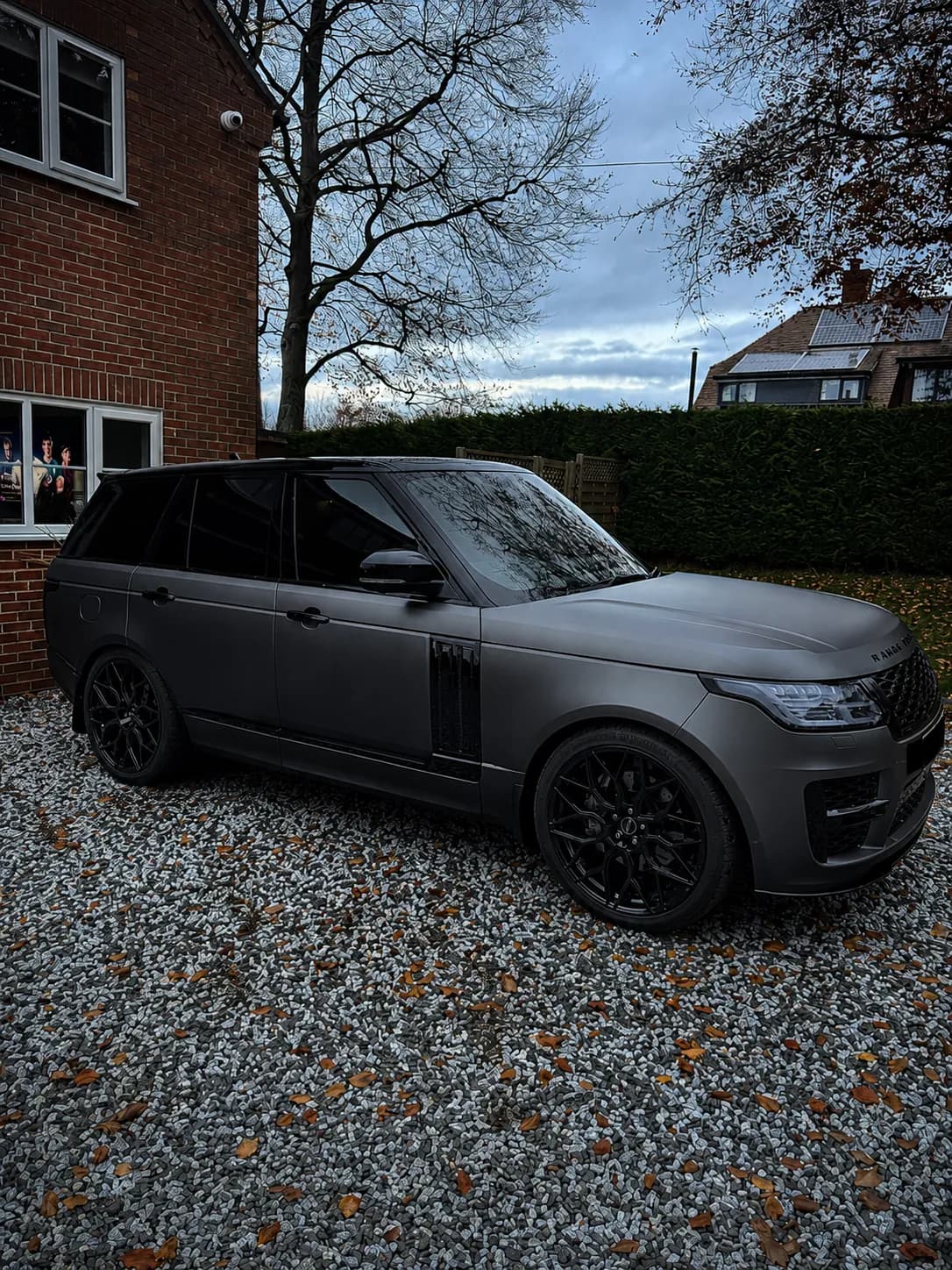 Range Rover finished in a grey vinyl wrap at AutoPerfect, Stone